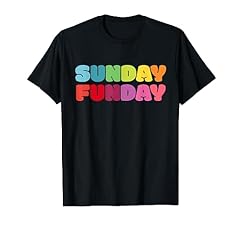 Sunday funday rainbow for sale  Delivered anywhere in USA 