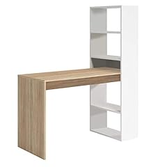 bureau blanc etagere d'occasion  Livré partout en France