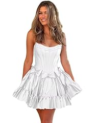 Ztikolen white strapless for sale  Delivered anywhere in USA 