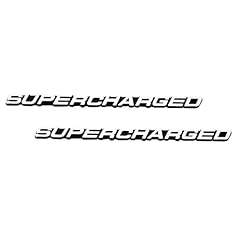 2pc supercharged emblem for sale  Delivered anywhere in USA 