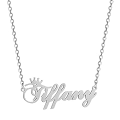 Custom silver name for sale  Delivered anywhere in USA 