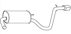 Vegaz endschalldämpfer 220 gebraucht kaufen  Wird an jeden Ort in Deutschland