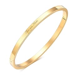 Personalized gold bracelets for sale  Delivered anywhere in USA 