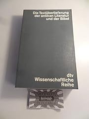Textüberlieferung antiken lit gebraucht kaufen  Wird an jeden Ort in Deutschland