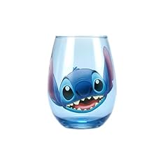 Disney stitch glass for sale  Delivered anywhere in UK