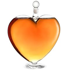 Diamond glassware heart for sale  Delivered anywhere in USA 