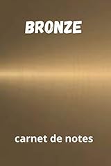 Bronze carnet notes d'occasion  Livré partout en France