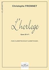Horloge clarinettes clarinette d'occasion  Livré partout en France