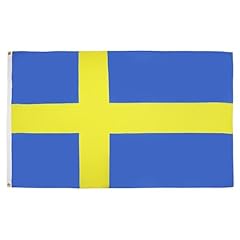 Bandiera svezia 90x60cm usato  Spedito ovunque in Italia 