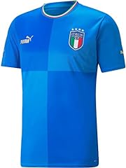 FIGC Season 2022/23 Official Home T-Shirt, Ignite Blue-Ultra d'occasion  Livré partout en France
