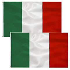 2pcs bandiera italiana usato  Spedito ovunque in Italia 