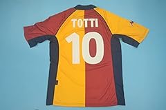 Generic Totti#10 Maglia Retro 2001-2002 Red&Yellow Color (XXL, Red&Yellow), usato usato  Spedito ovunque in Italia 