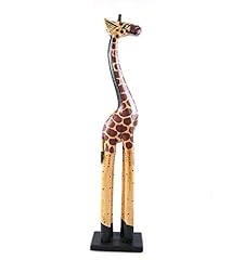 Artisanal statua giraffa usato  Spedito ovunque in Italia 