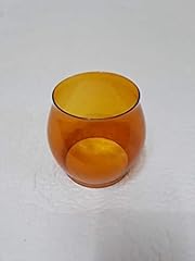 Amber glass globe for sale  Delivered anywhere in USA 