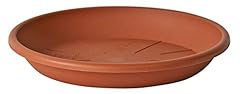 EURO3PLAST Medea 1469.03 - Sottovaso rotondo in plastica, 8 cm, colore: Terracotta, usato usato  Spedito ovunque in Italia 