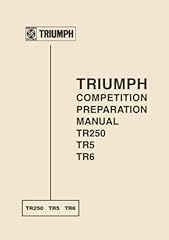 Triumph tr250 tr5 usato  Spedito ovunque in Italia 