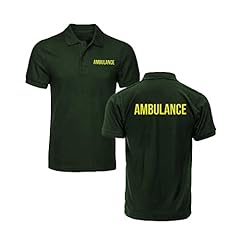 Embroidered ambulance polo for sale  Delivered anywhere in Ireland