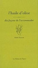 Huile olive facons d'occasion  Livré partout en France