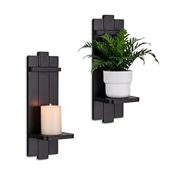 Candle sconces black for sale  Delivered anywhere in USA 