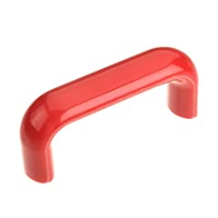 Used, Yinpecly U Shape Bakelite Pull Handle 90mm Hole Centers Plastic Pulls M6x3.54" Industrial Machine Handles Red 1Pcs for sale  Delivered anywhere in Canada