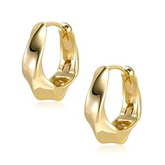 Gold earrings women for sale  Delivered anywhere in UK