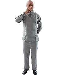Orion Costumes Mens Mr Evil 70s Grey Suit Film Fancy for sale  Delivered anywhere in UK