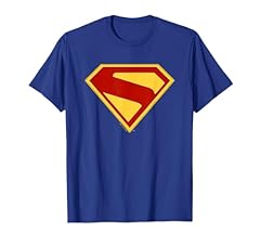 Superman shield maglietta usato  Spedito ovunque in Italia 