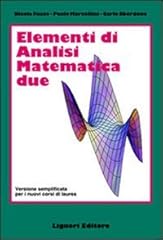 Elementi analisi matematica usato  Spedito ovunque in Italia 