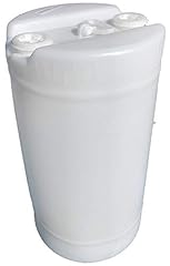 Used, 15 Gallon White Plastic Water Barrel | 2-2 inch bung for sale  Delivered anywhere in USA 