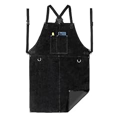 Leather welding apron for sale  Delivered anywhere in USA 