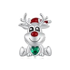 Charms alce natale usato  Spedito ovunque in Italia 