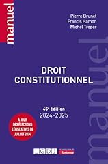 Droit constitutionnel jour d'occasion  Livré partout en France