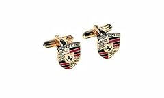 Porsche crest cufflinks for sale  Delivered anywhere in USA 