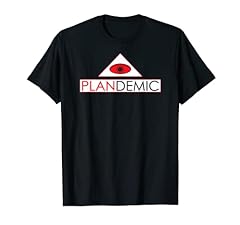 Plandemic white logo for sale  Delivered anywhere in USA 
