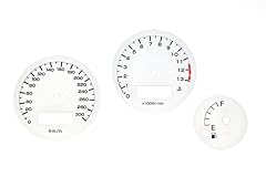 White speedometer tachometer for sale  Delivered anywhere in Ireland