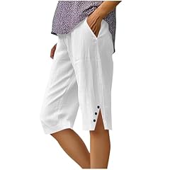 Txmdbgllt linen bermuda for sale  Delivered anywhere in USA 