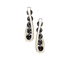 Gold bar earrings for sale  Delivered anywhere in UK
