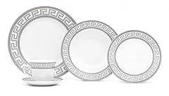 Dinnerware set silver for sale  Delivered anywhere in USA 