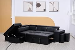 Black bonded leather for sale  Delivered anywhere in UK