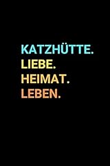 Katzhütte notizbuch notizbloc gebraucht kaufen  Wird an jeden Ort in Deutschland