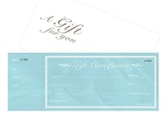 Blank gift certificates for sale  Delivered anywhere in USA 