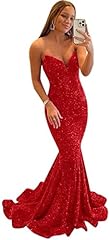 Sequin mermaid prom for sale  Delivered anywhere in USA 