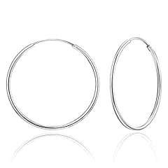 Sweetv silver hoop for sale  Delivered anywhere in USA 