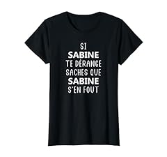 Sabine dérange saches d'occasion  Livré partout en France