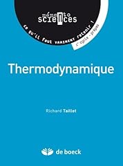 Thermodynamique d'occasion  Livré partout en France