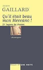 Beau meccano 21 d'occasion  Livré partout en Belgiqu