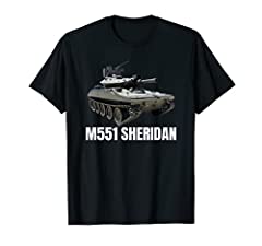 M551 Sheridan American Cold War Tank T-Shirt for sale  Delivered anywhere in USA 