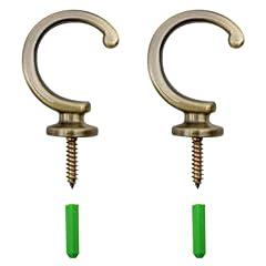 2pcs brass curtain for sale  Delivered anywhere in UK