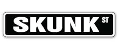 Skunk street sign for sale  Delivered anywhere in USA 