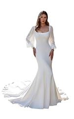 Mermaid satin wedding for sale  Delivered anywhere in USA 